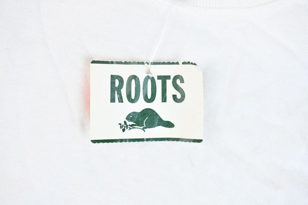 Vintage 1990s Deadstock Roots Athletics Graphic Logo T-Shirt