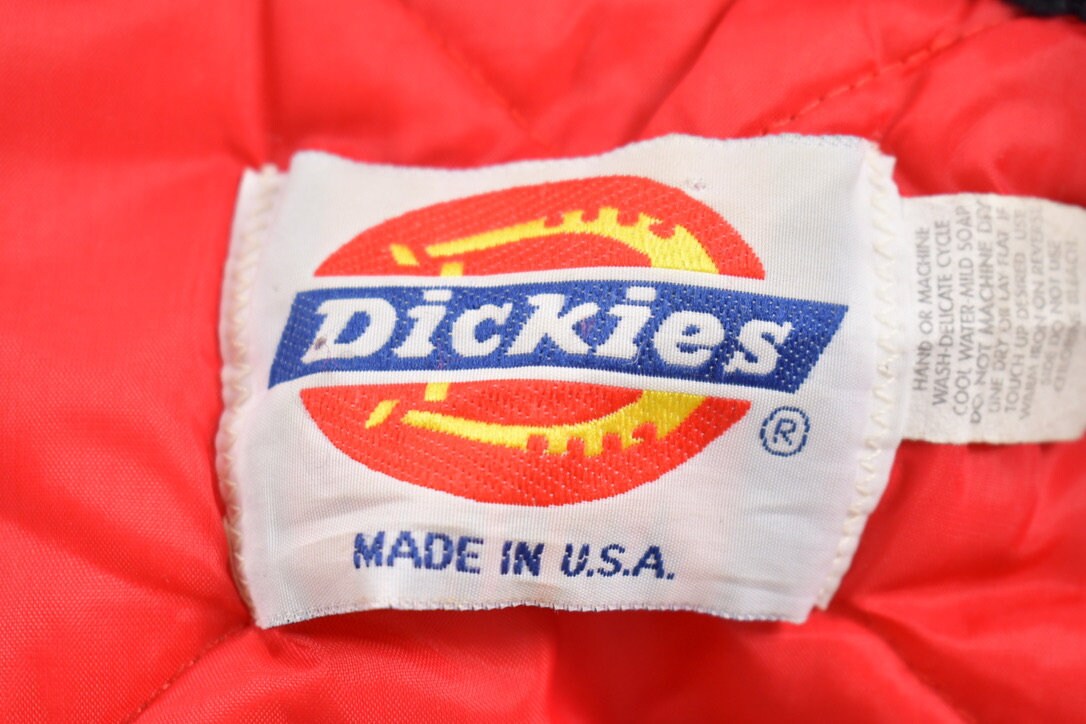 Vintage 1980s Dickies Puffer Jacket / Goose Down Fill / Vintage Bubble Jacket / Winter / Streetwear / 80s Dickies