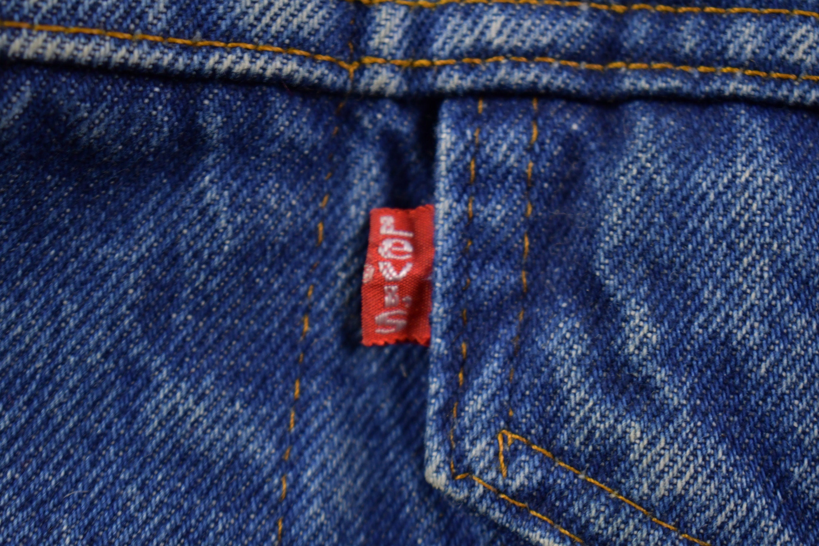 Vintage 1990s Levis Red Tab Button Up Jean Jacket