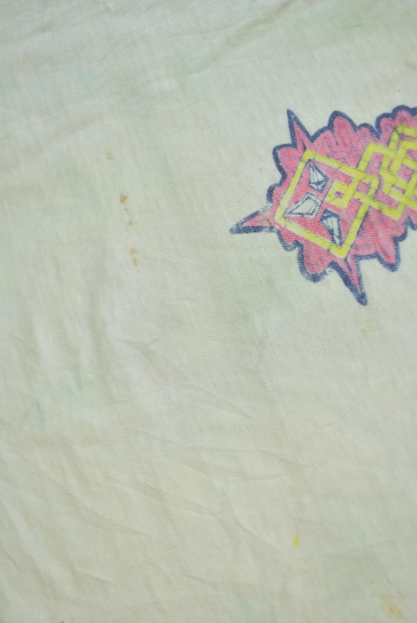 Vintage 1990s Distressed Psychedelic Single Stitch Graphic Band Tee T-Shirt