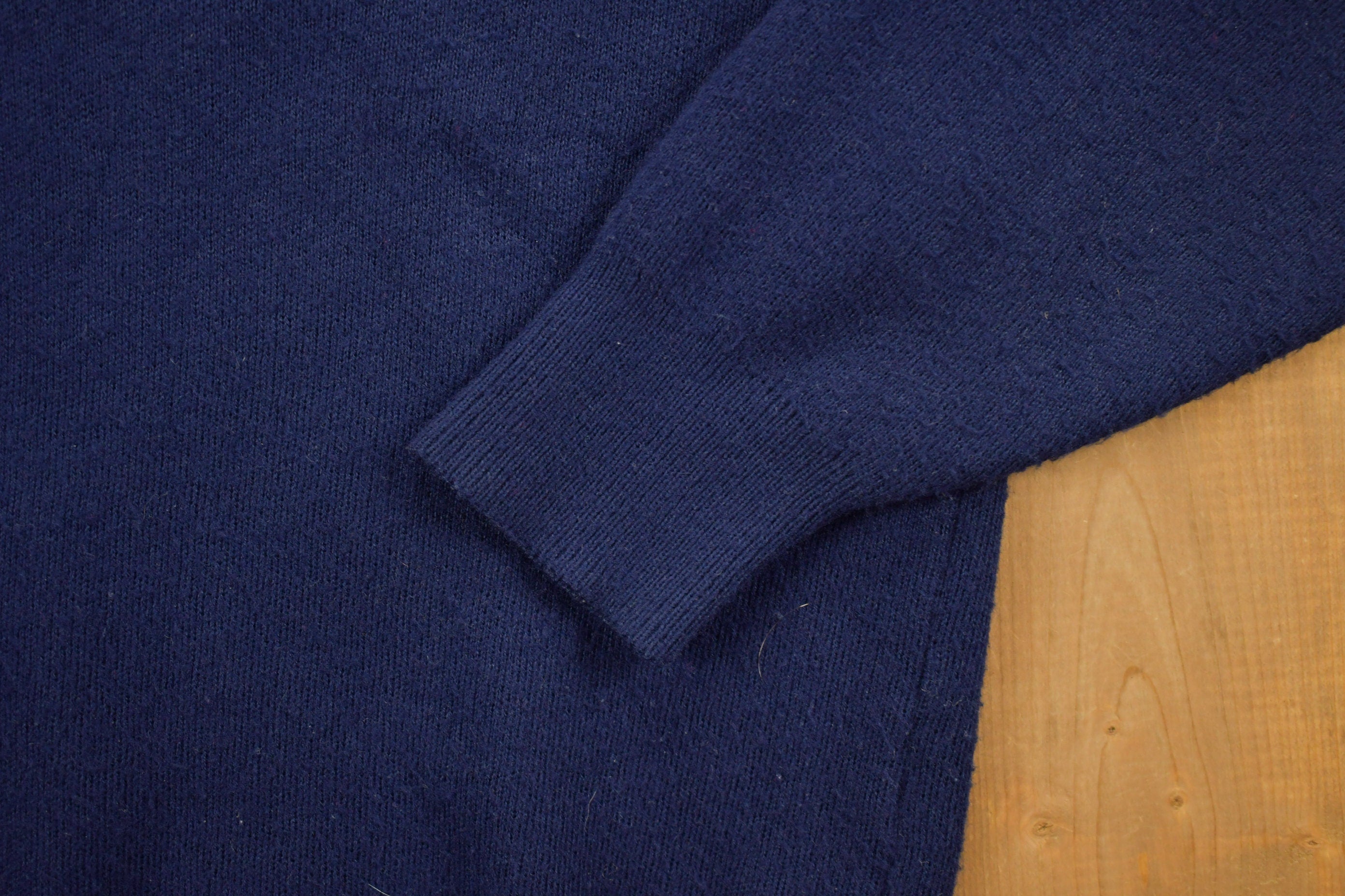 Vintage 1990s Antigua Sailing Boat Embroidered V-Neck Knit Sweater