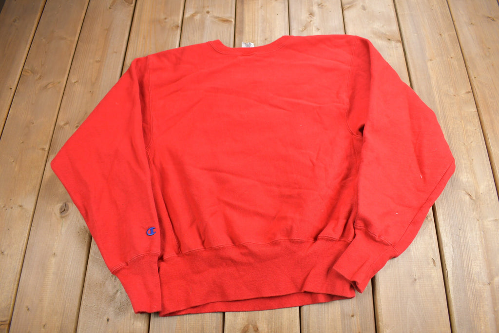 Vintage 1999 Wisconsin Rose Bowl Champion Reverse Weave Crewneck Sweatshirt