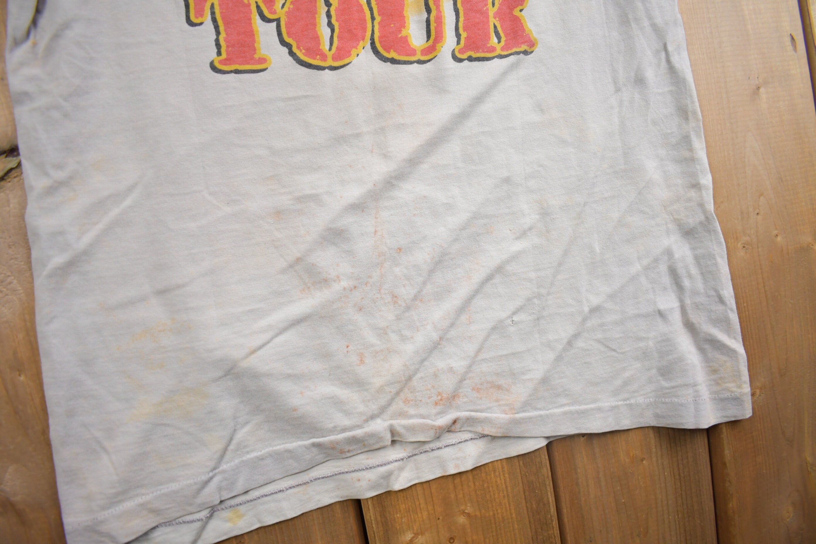 Vintage 1985 Thunder Seven By Triumph World Tour Band T-shirt