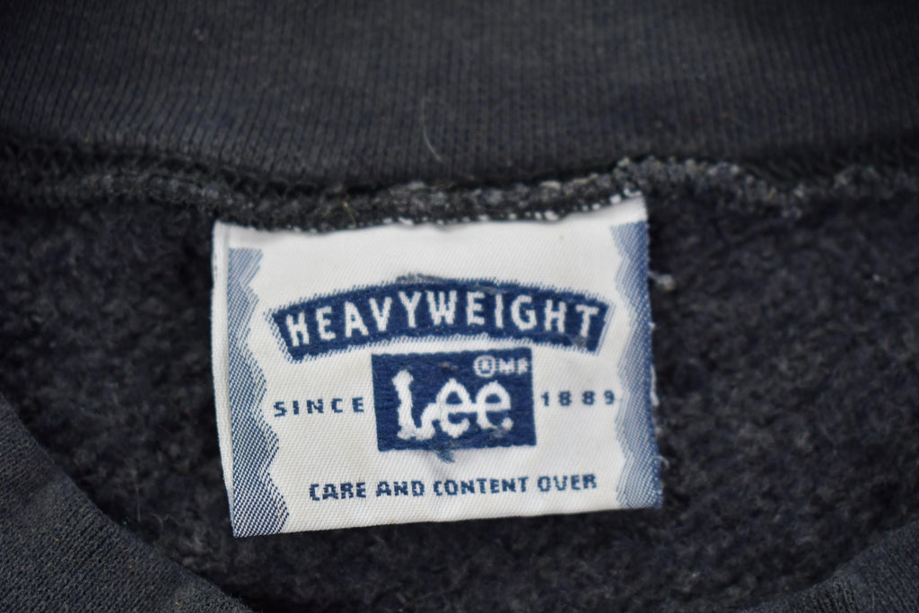 Vintage 1990s Lee Heavyweight Boxy Sun-faded Crewneck Sweatshirt Made In USA - XL