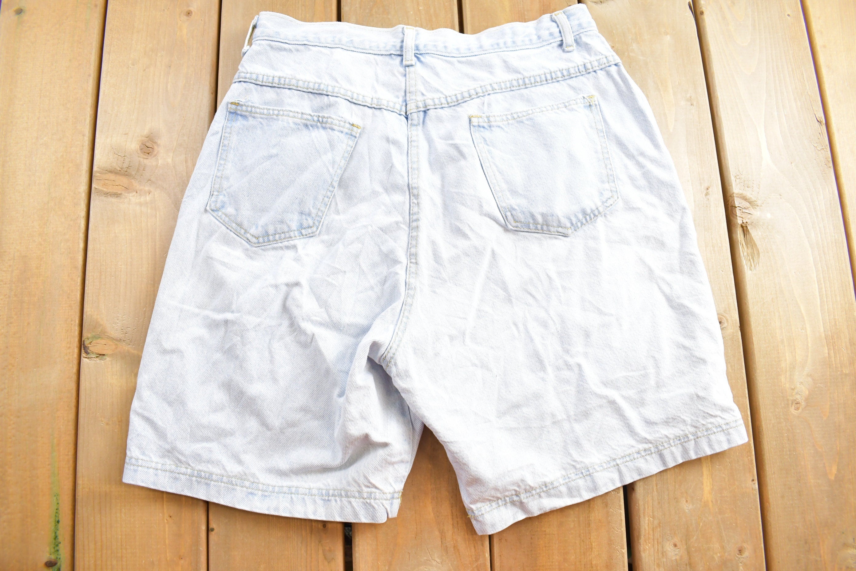 Vintage 1990s Cactus Jeans Womens Denim Shorts Size 32 x 7.5