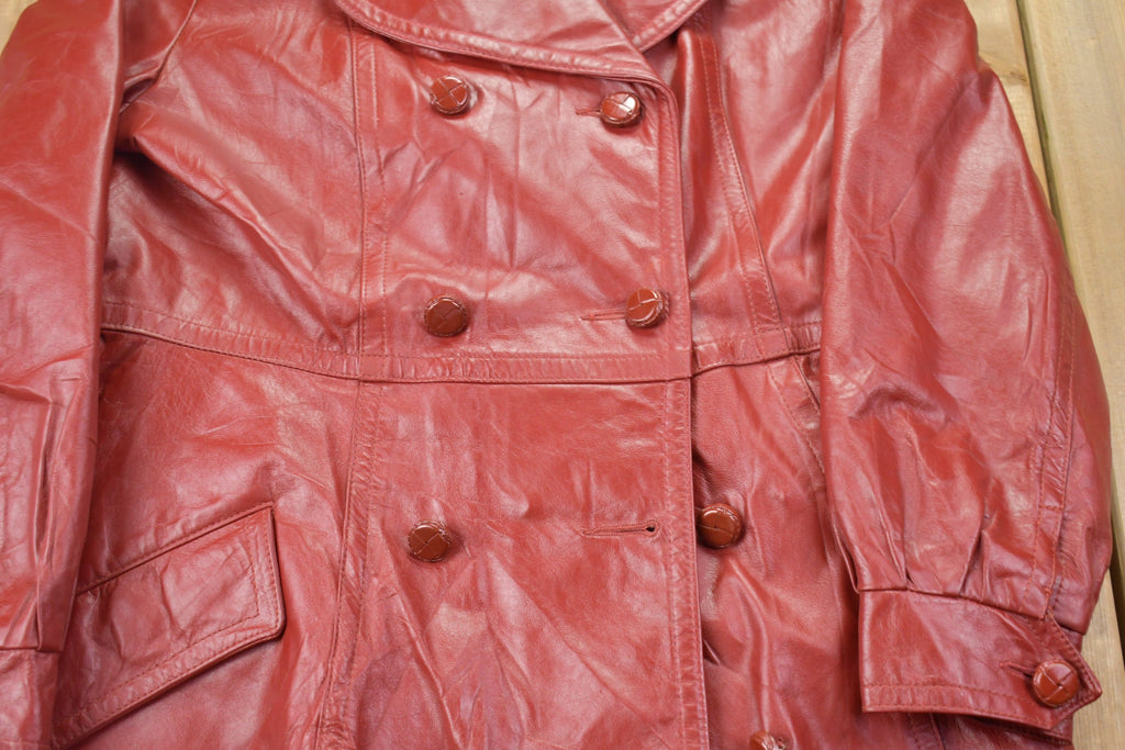 Vintage 1960s Leather Full Length Jacket