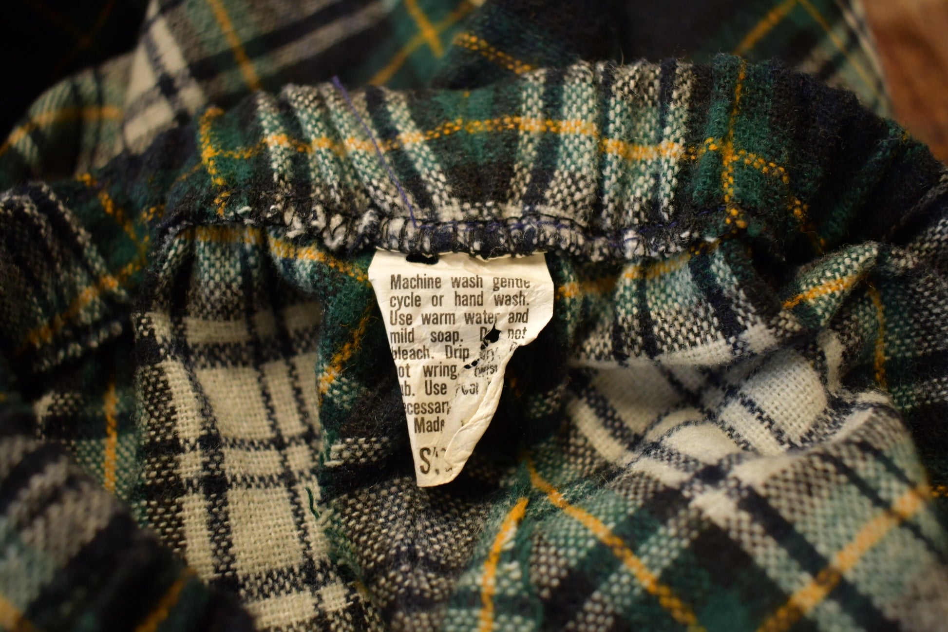 Vintage 1980s Plaid Long Skirt Size 25x27 / True Vintage / Vintage Skirt / Retro Style