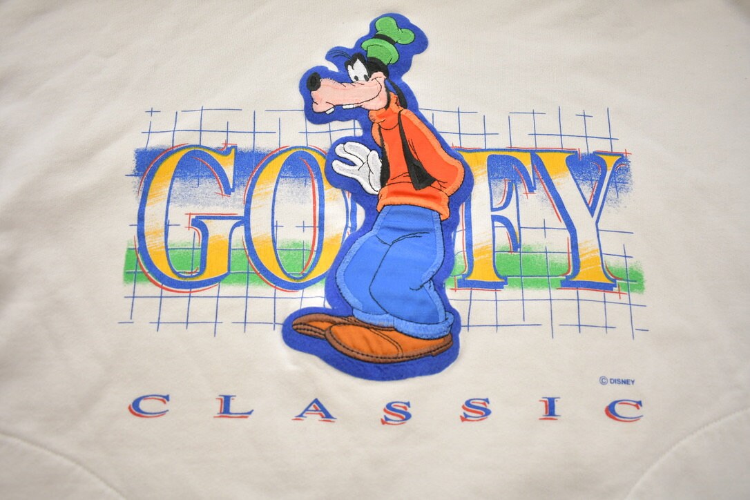 Vintage 1990s Disney Goofy Classics Hoodie / Vintage Sweatshirt / Vintage Disney / Goofy / Magic Kingdom / Made In USA