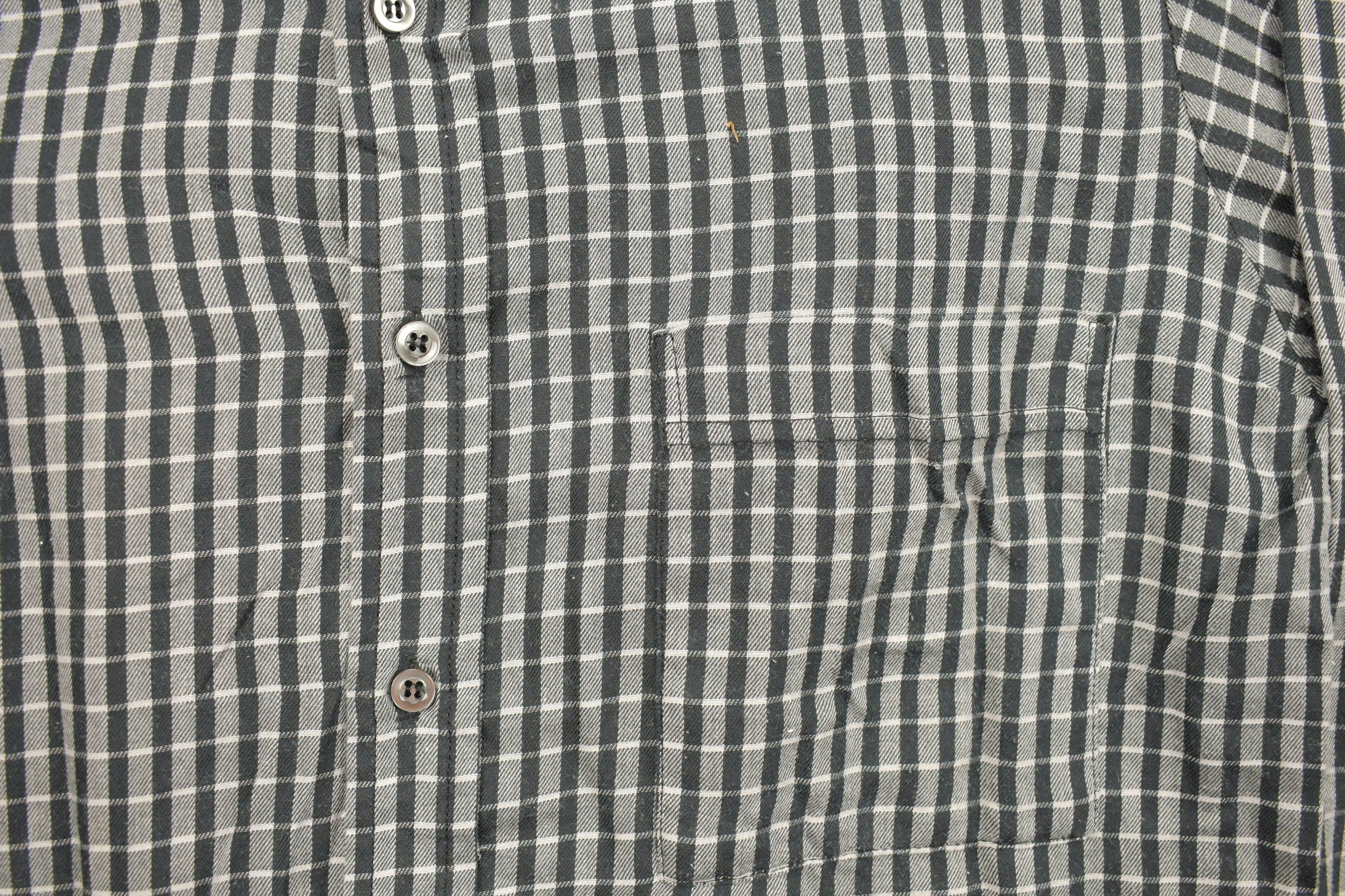 Vintage 1990s I Miller Button Up Check Pattern Shirt