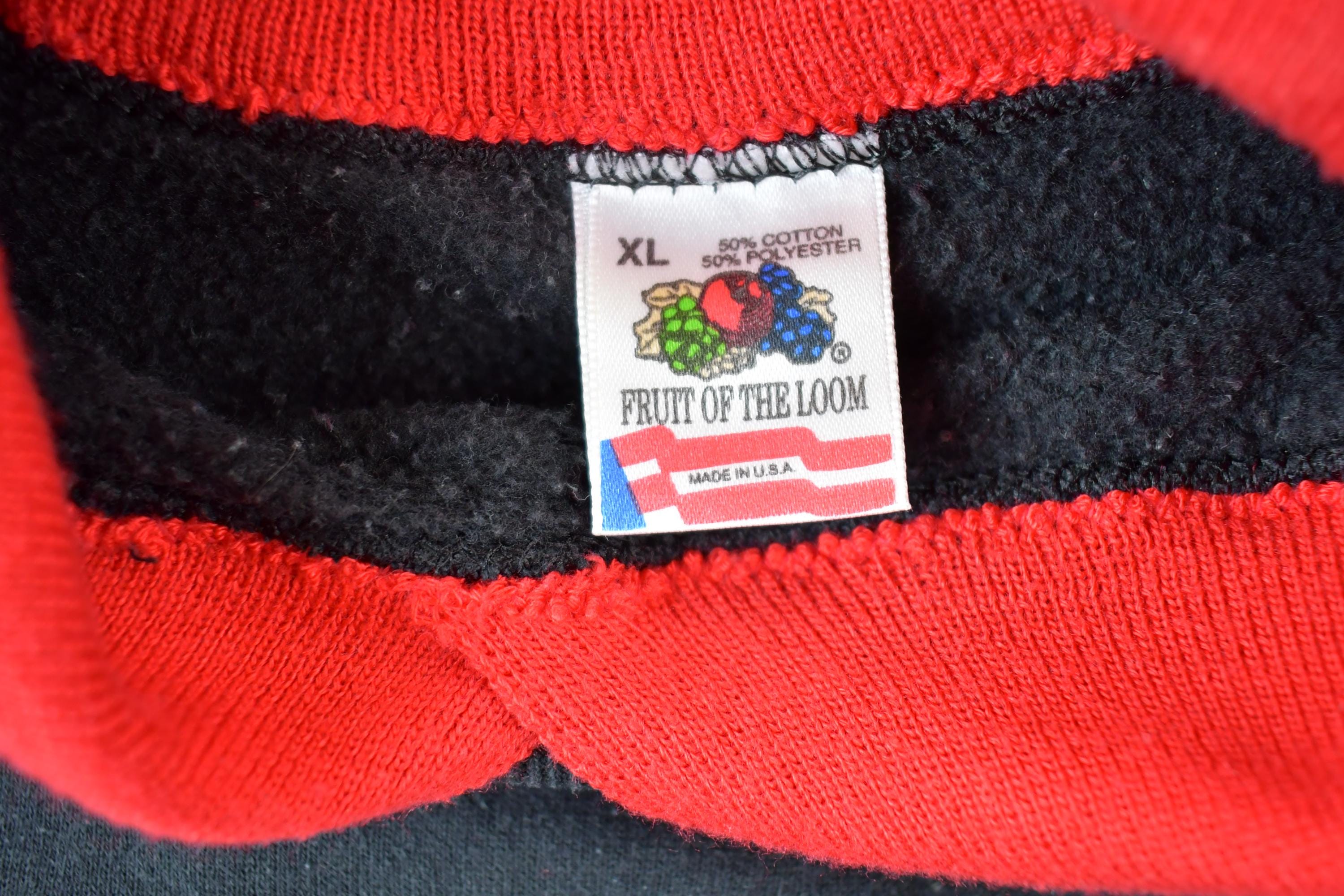 Vintage 1990s Cardinal Bird Double Collar Crewneck