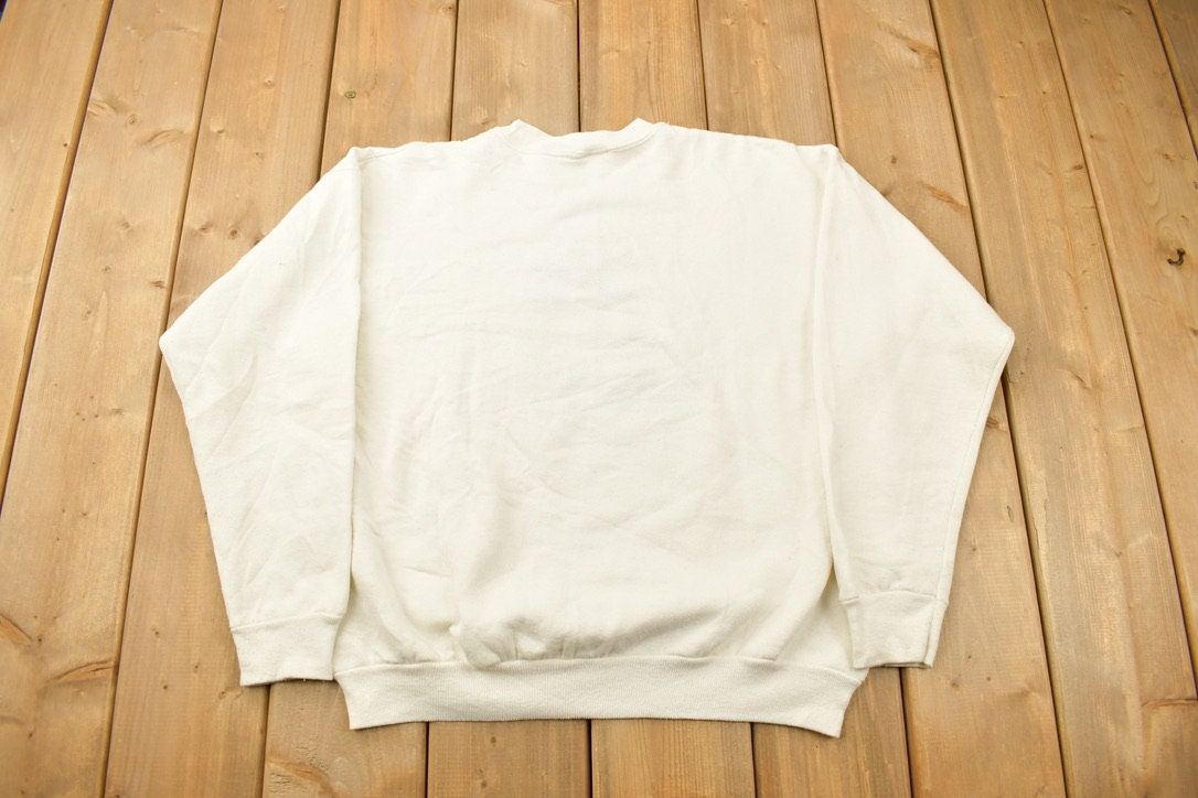 Vintage 1990s Cute Grandmas Are Special White Crewneck Sweater