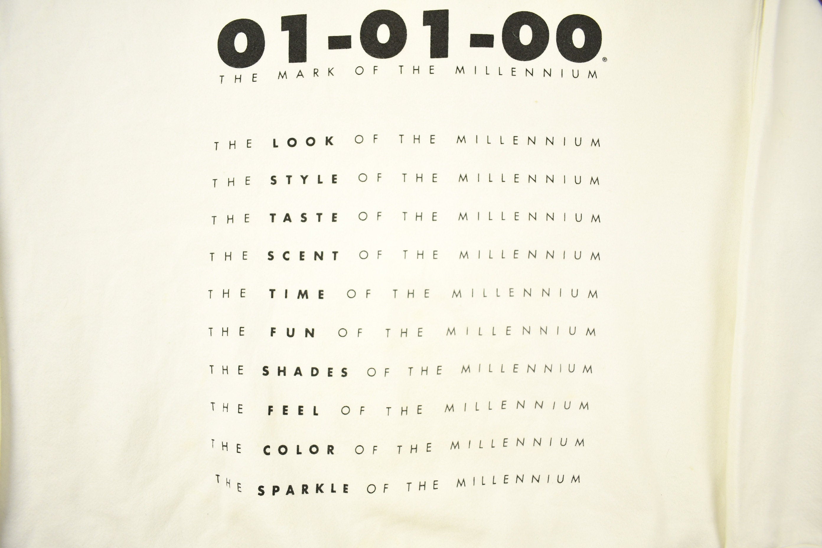 Vintage 2000 The Look Of The Millennium Crewneck Sweatshirt