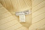 Vintage 1990s Tricots St. Raphael's Pure Wool Knit Sweater  Vintage 90s Knit  Button Up