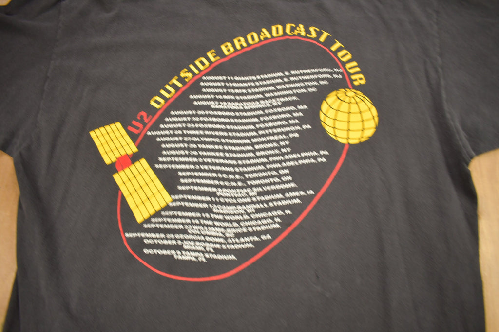 Vintage 1992 U2 Zoo TV Outside Broadcast Tour Band T-shirt