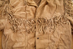 Vintage 1960s Excelled Genuine Leather Western Fringe Jacket
