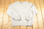 Vintage Y2K Nike Embroidered Mini Swoosh Crewneck Sweatshirt / Vintage Nike / Sportswear / Streetwear / Athleisure
