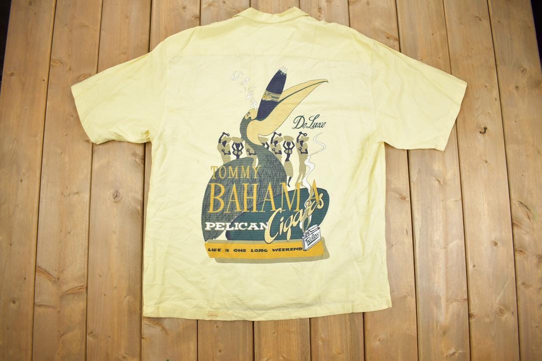 Vintage Y2k Tommy Bahama De Luxe Button Up Shirt