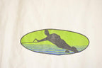 Vintage 1990s Reach Water Ski Cartoon Logo Graphic Print Long Sleeve T Shirt Mens M