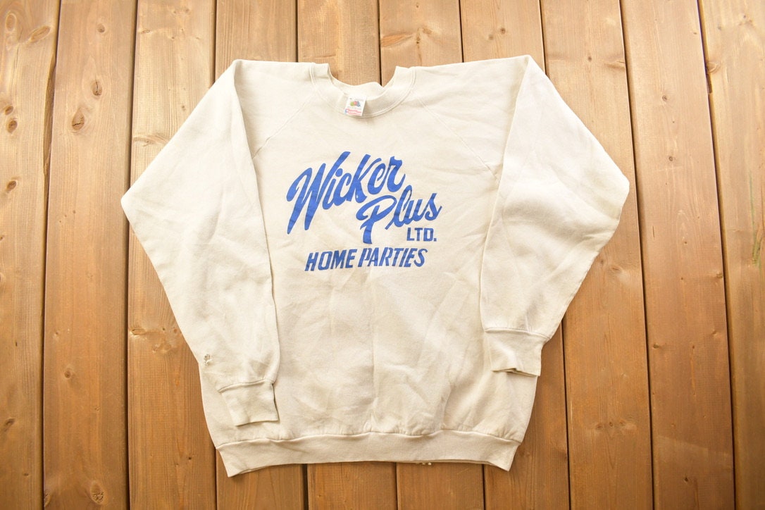 Vintage 1990s Wicker Plus Crewneck Sweatshirt