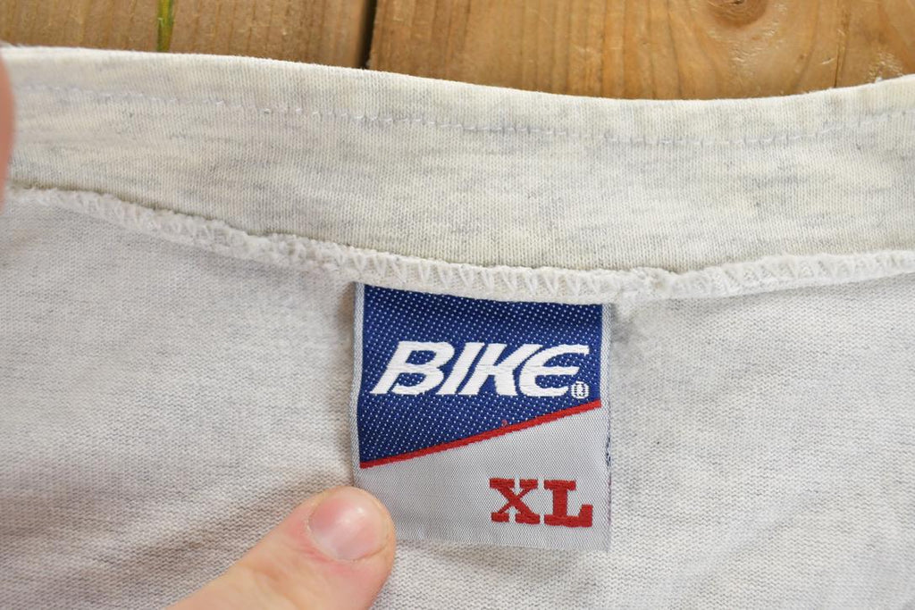 Vintage 1990s Bike KU University Collegiate Baseball Button Up T-Shirt