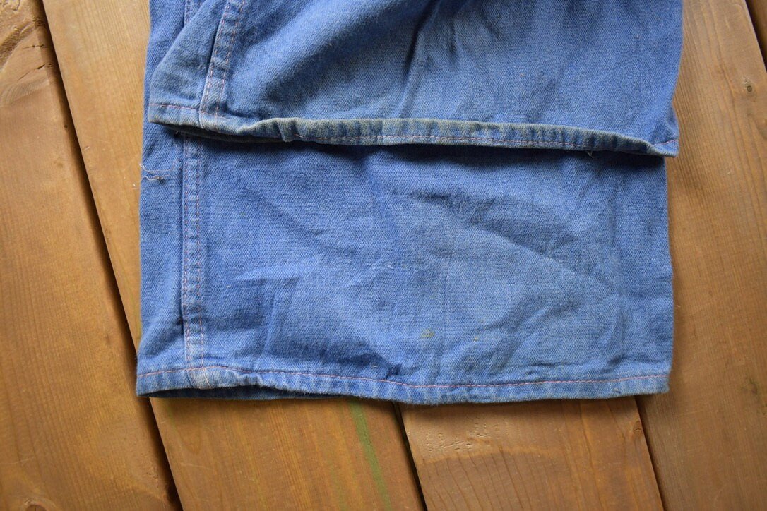 Vintage 1970s Bell Bottom Jeans Size 26 x 30.5