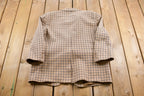 Vintage 1990s Hounds Tooth Wool Blazer