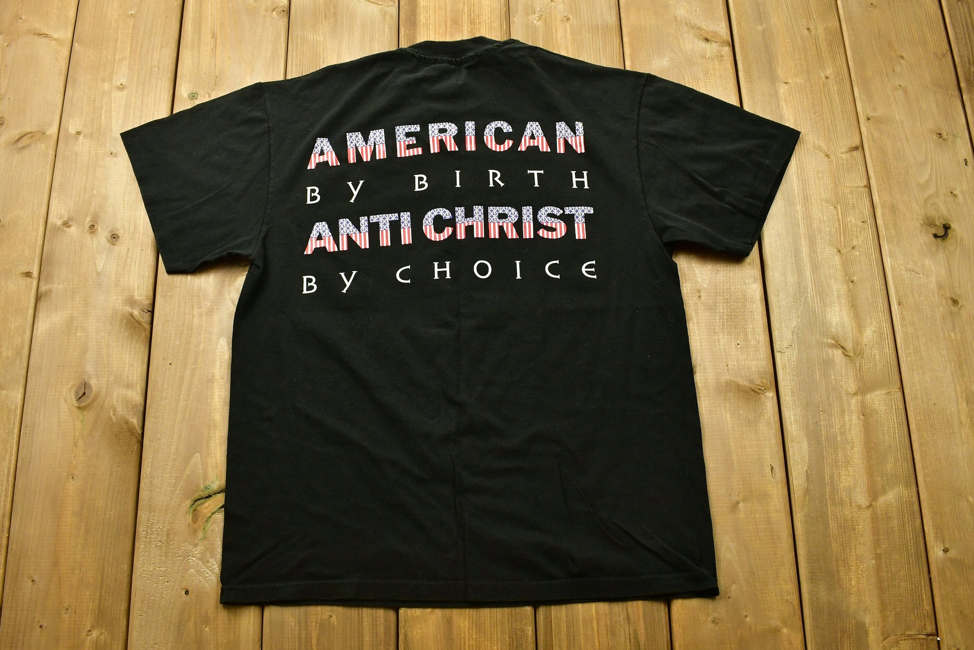Vintage 1997 Marilyn Manson American Antichrist Band T-Shirt Deadstock