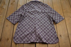 Vintage 1970s Lori-Lynn Patterned Butterly Collared Made In USA Button Up Shirt