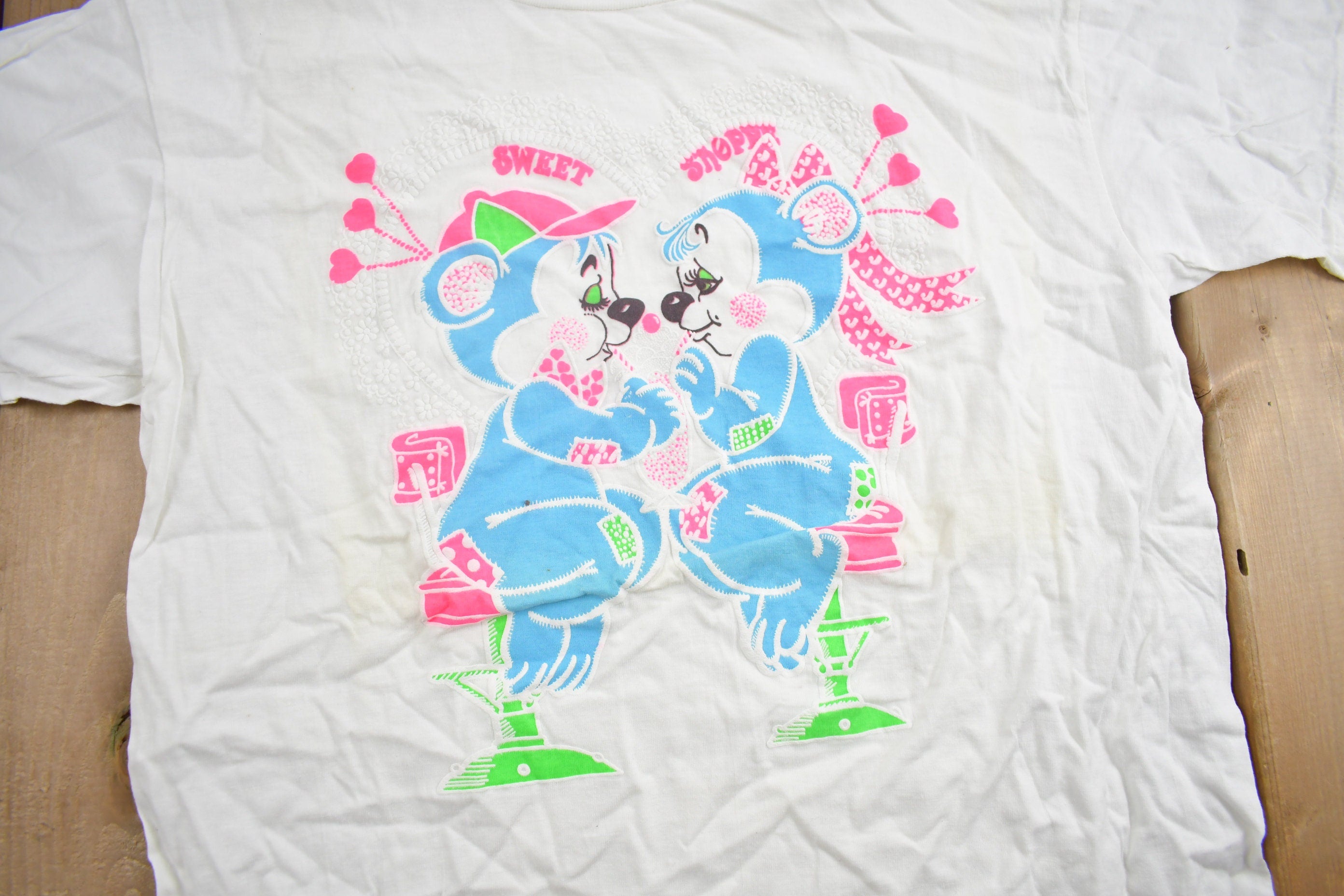 Vintage 1990s Sweet Shoppe Cute Bears Graphic T Shirt
