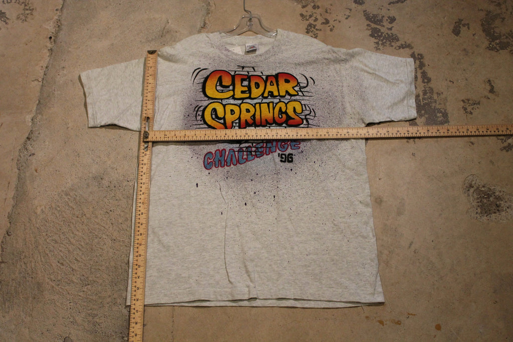 Vintage 1996 Cedar Springs Challenge Graphic T Shirt