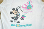 Vintage 1990s Walt Disney World Cartoon Promo Tank Top Womens S