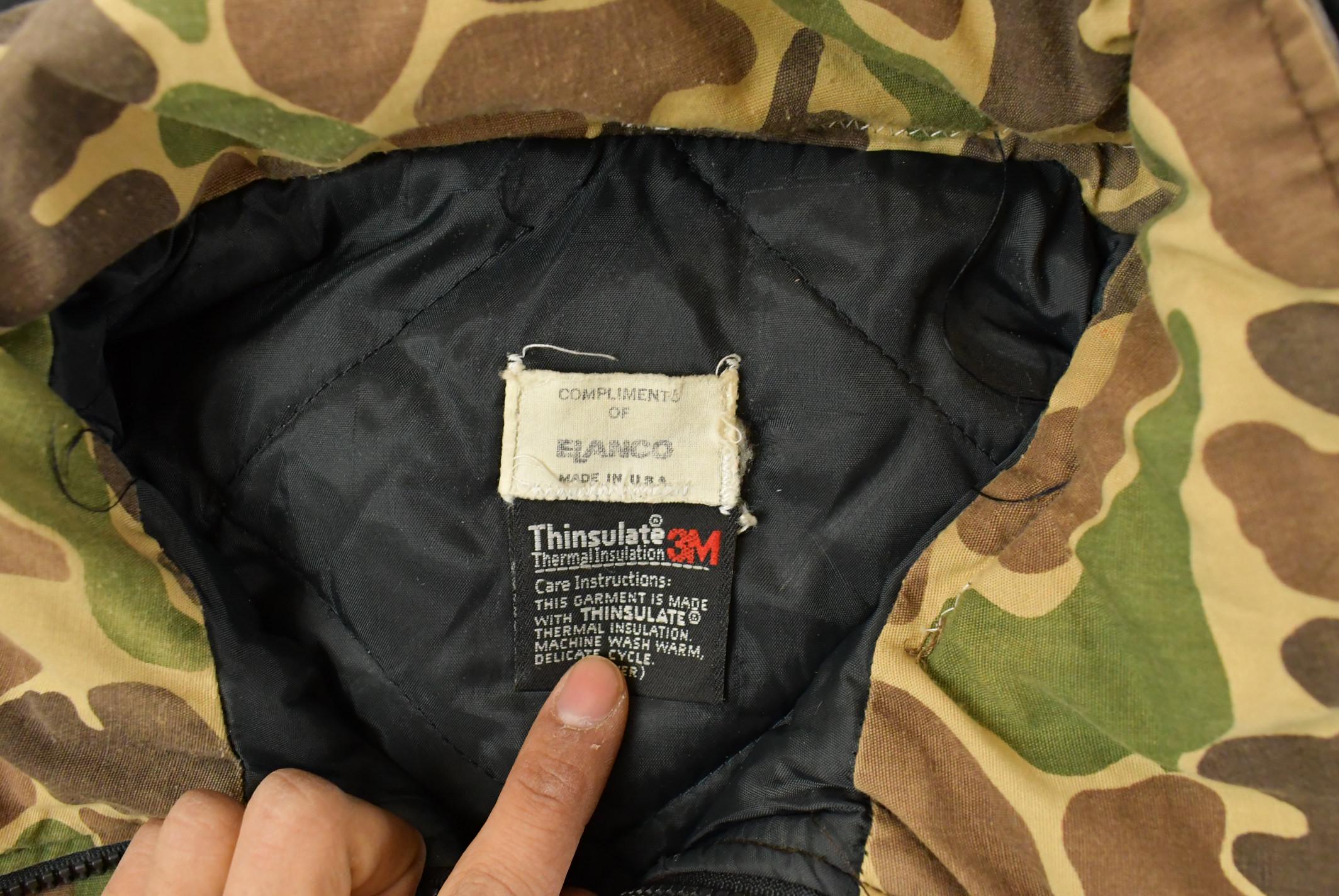Vintage 1980s Elanco Duck Camo Parka Jacket Men's 2XL