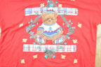 Vintage 1990s Teddy Bear Holiday Time Christmas Cute Crewneck Sweater