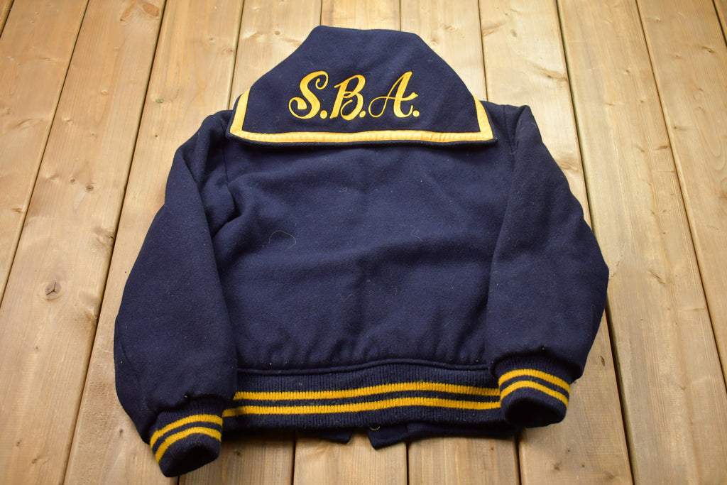 Vintage 1980s 100% Wool Varsity Jacket