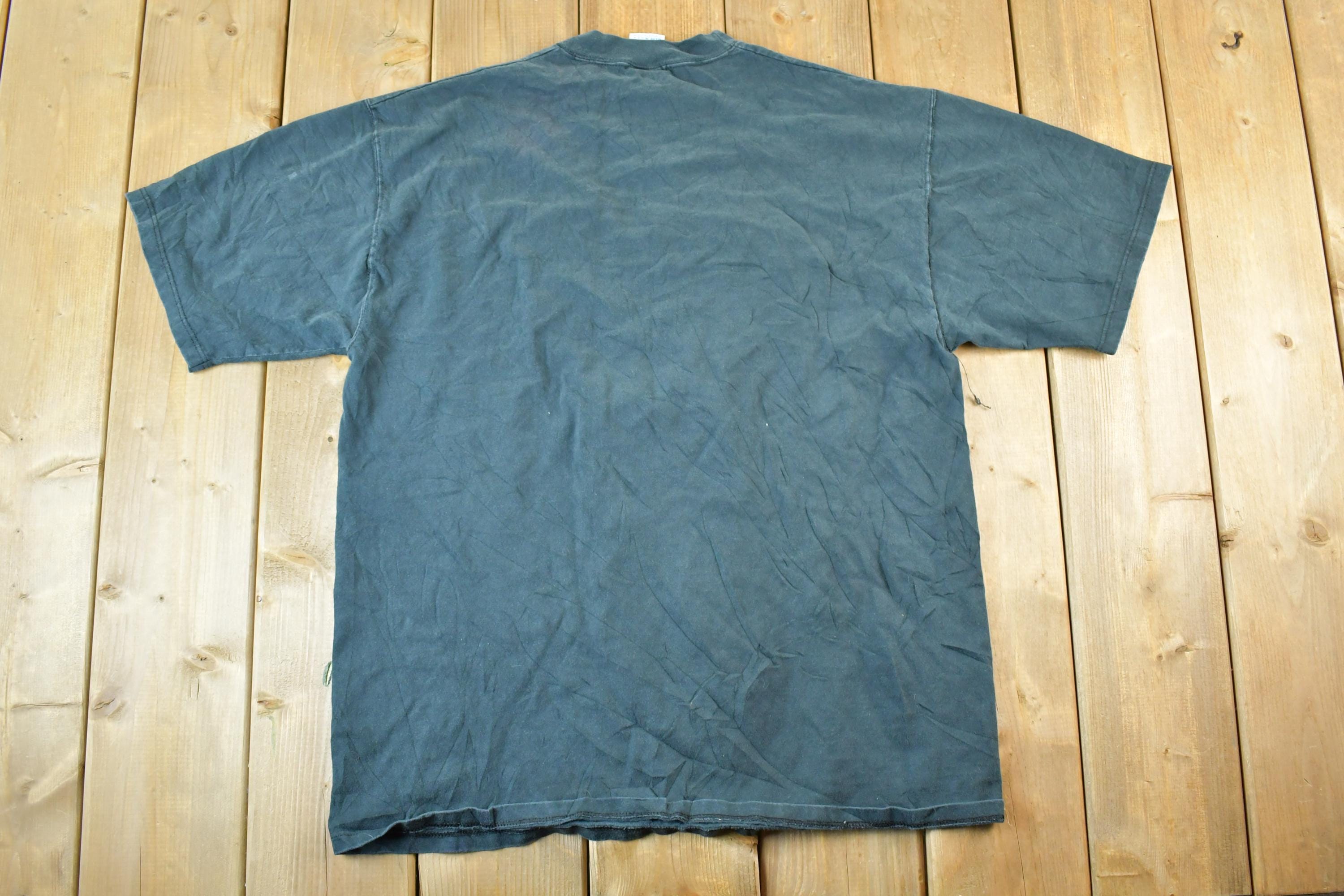 Vintage 1990s Mille Lacs Lake Minnesota Souvenir T-Shirt Mens L / Made In USA / Vintage Vacation Tee / Rare Destination Tee / Summer Shirt