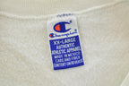 Vintage 1990s Champion Spellout Crewneck Sweatshirt Men's M