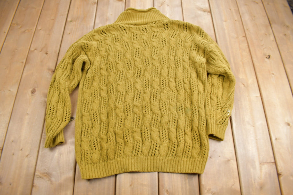 Vintage 1990s Gitano Cable Knit Turtleneck Sweater