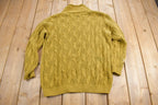 Vintage 1990s Gitano Cable Knit Turtleneck Sweater