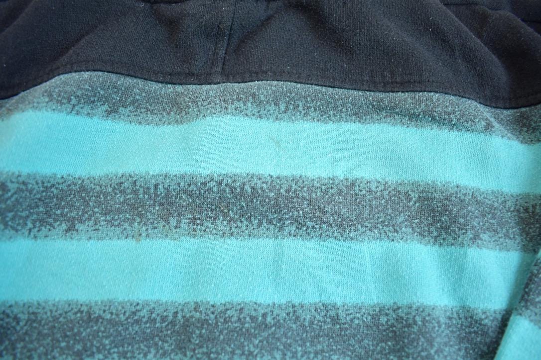 Vintage 1980s Permit Striped Crewneck Sweatshirt - XS