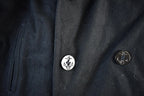 Vintage 1982 Naval Wool Coat Men's M-L