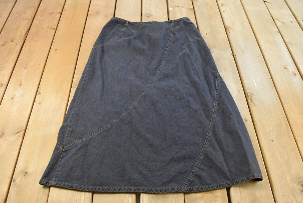 Vintage 1990s Out of the Blue J. Jill Denim Skirt Women's 33 / 90s Women's Fashion / Vintage Skirt / Retro Style/ Jorts