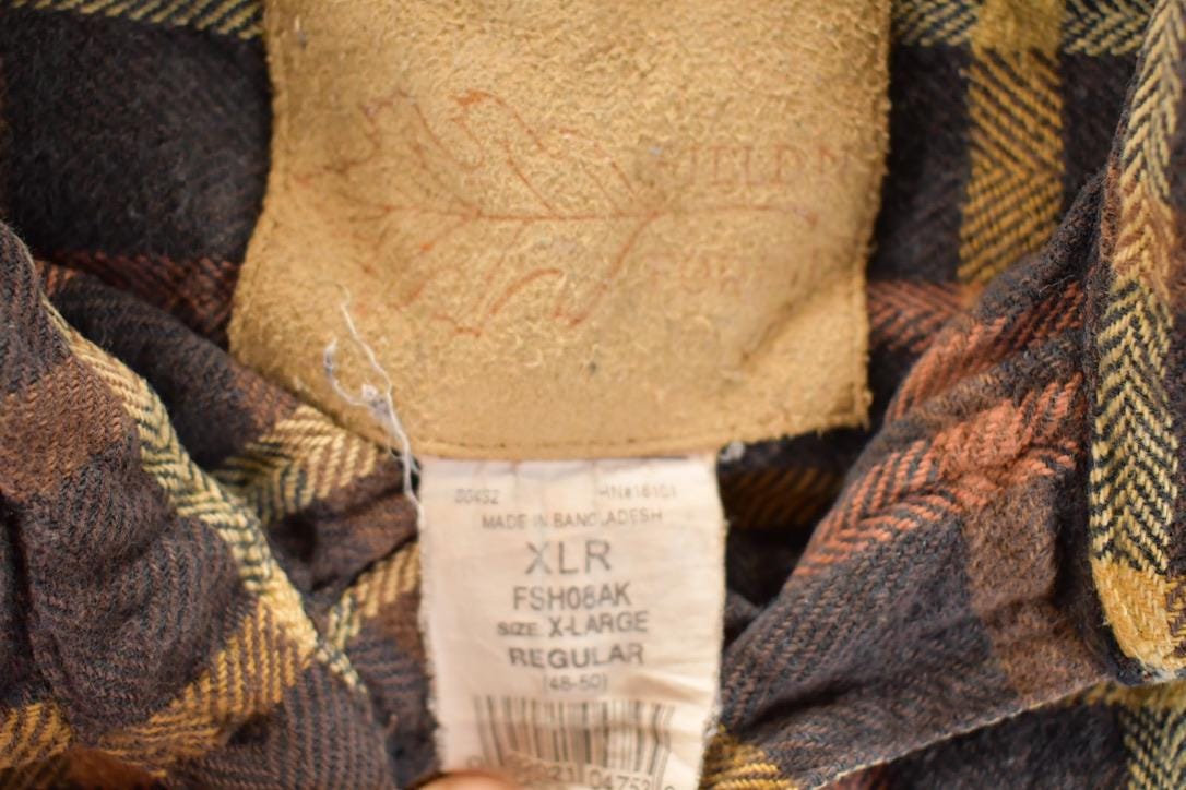 Vintage 1990s Fillon Forrest Western Style Plaid Button Up Shirt Men's XL