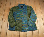 Vintage 1990s Chicos Design Knit Button Up Sweater Made In USA