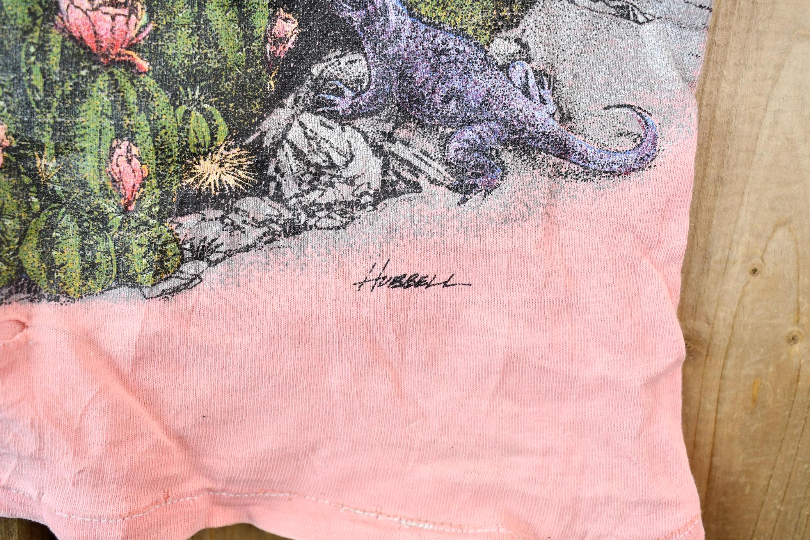 Vintage 1990s Arizona USA Western Desert Vista Souvenir Single StitchGraphic T-Shirt