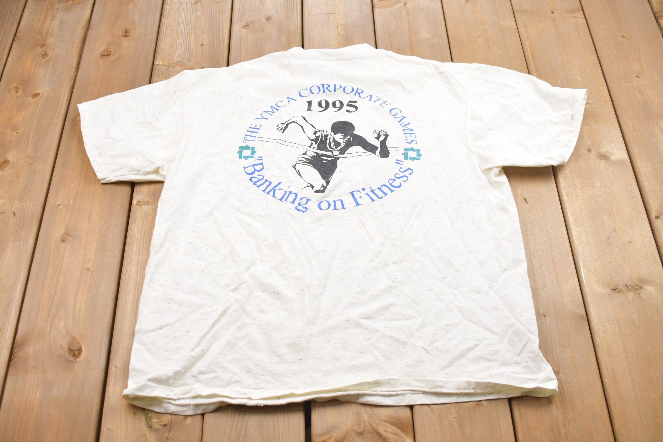 Vintage 1990s First of America YMCA T-shirt