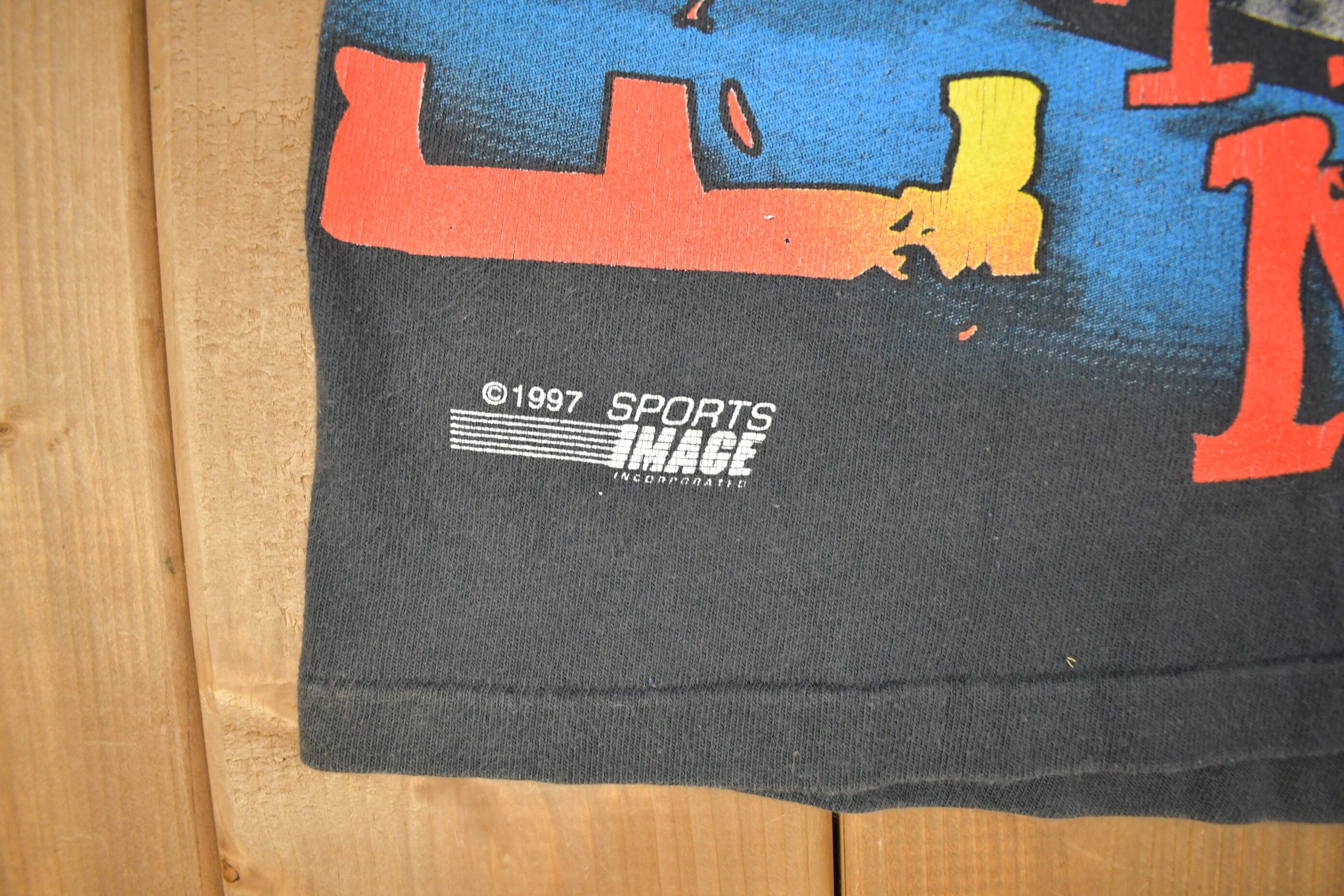 Vintage 1997 Dale Earnhardt NASCAR All Over Print T-Shirt