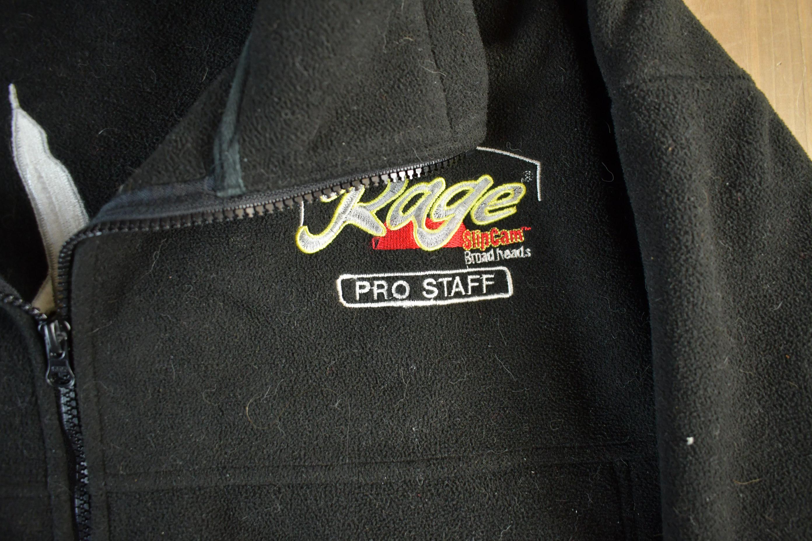 Vintage 1990s Rage Broadheads Hunting Fleece Jacket Men's XL