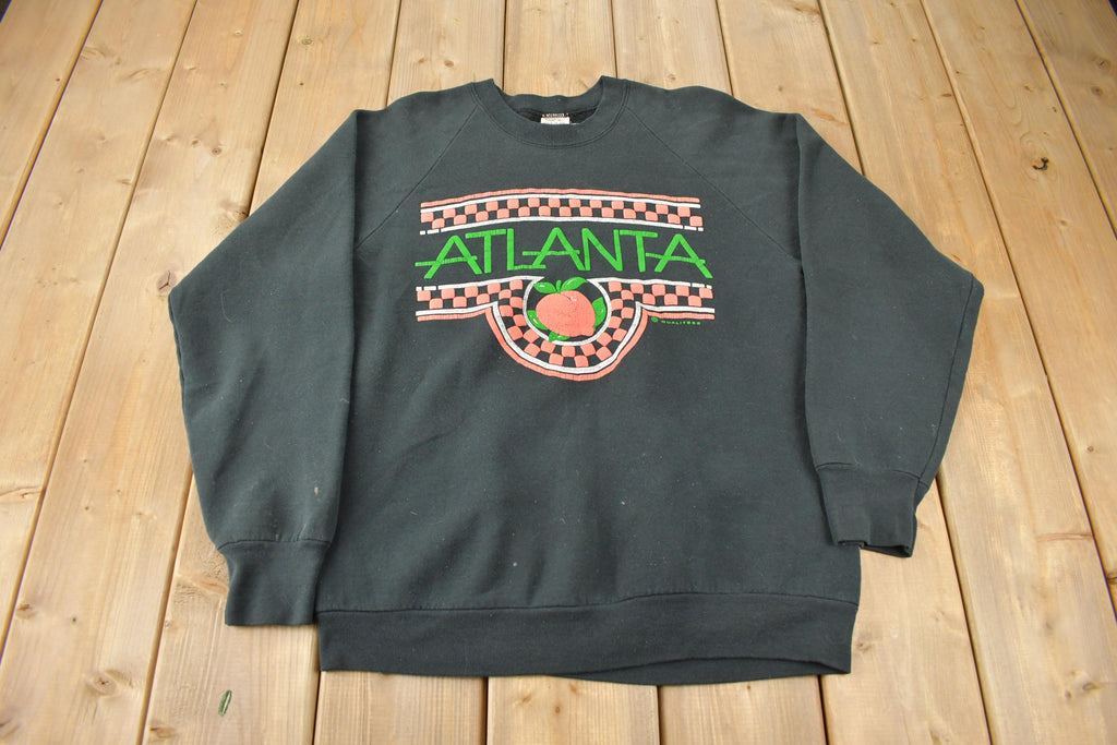 Vintage 1990s Atlanta Peach Crewneck Sweatshirt