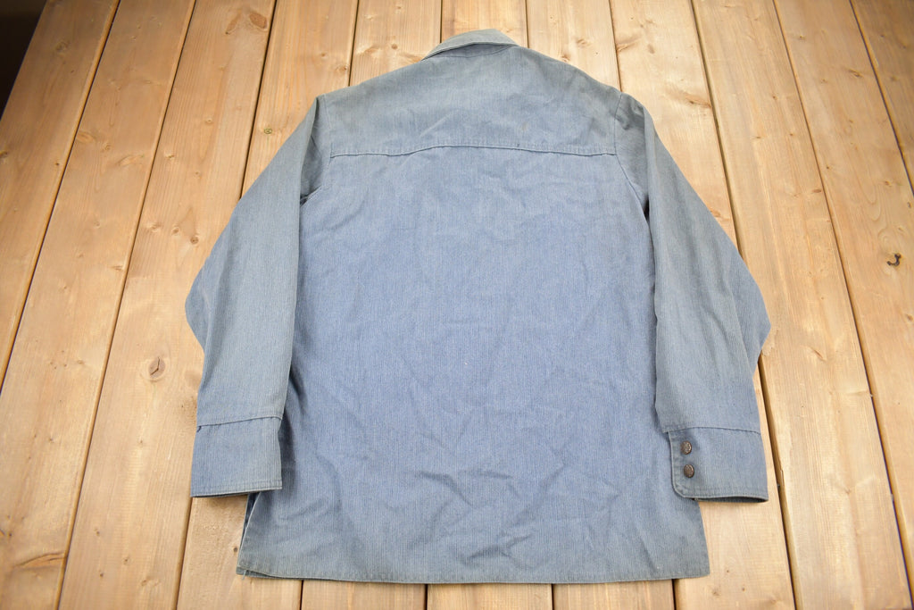 Vintage 1980s JC Penney Flannel Button Up Shirt