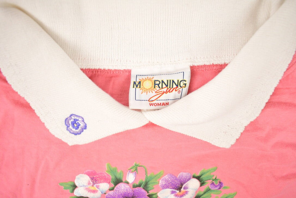 Vintage 1990s Flower Bouquet Graphic Women's T Shirt